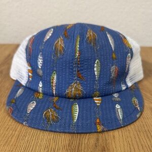 George Hats SnapBack Trucker Hat - Blue Fishing Lure